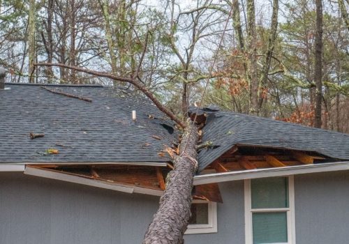 Residential roof replacement with dark asphalt shingles Residential roof replacement with dark asphalt shingles